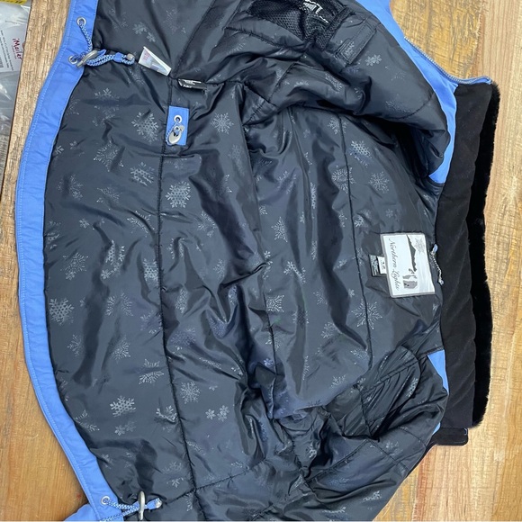 Vintage Obermeyer women’s size 12 Northern Lights Ski Jacket Jackie faux fur - Picture 6 of 15
